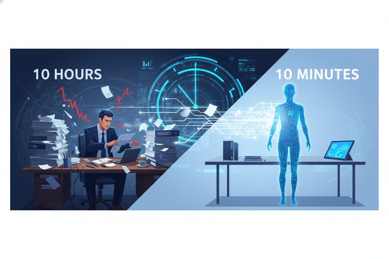 10時間の業務が10分になる？AIが変える中小企業の働き方