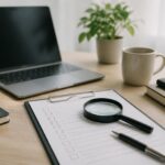 生成AIの回答を業務で使う前に確認すること｜中小企業のチェック手順のアイキャッチ画像。生成AIの回答を業務で使う前に確認すること｜中小企業のチェック手順をイメージした図。