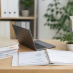 AI導入前に社内データを整理する方法｜中小企業の確認項目のアイキャッチ画像。AI導入前に社内データを整理する方法｜中小企業が確認したいファイル・情報の整え方をイメージした図。